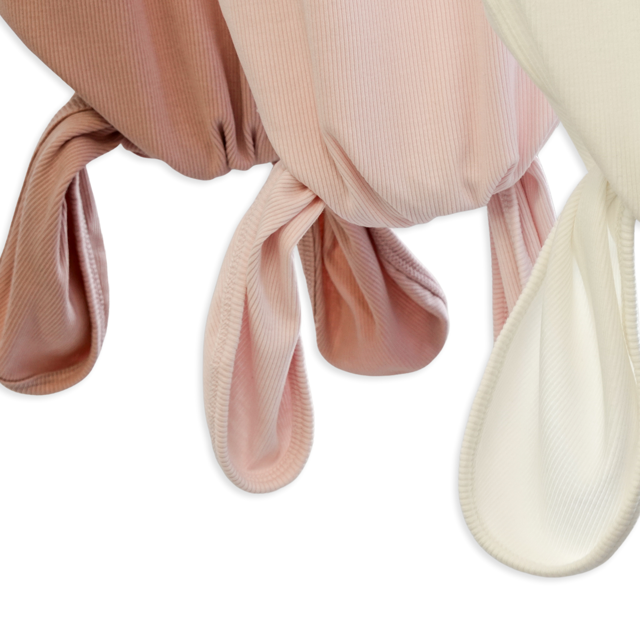 Ribbed Knotted Baby Gown